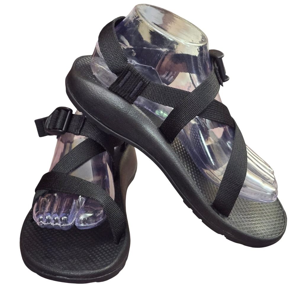 Chaco Kids Z/1 EcoTread Black Sport Sandals Youth Size 6 J180197 Hiking Shoes